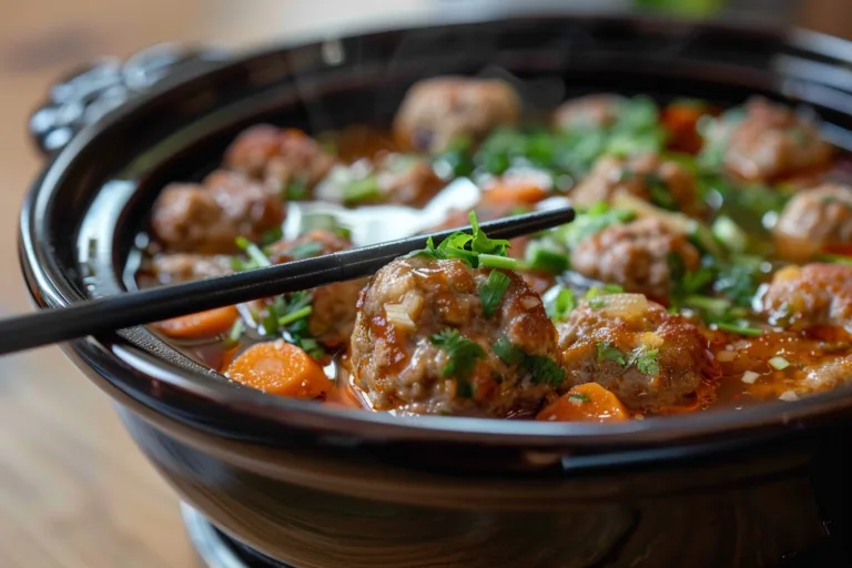 Meat ball soup recipe for creamy comfort in 40 minutes